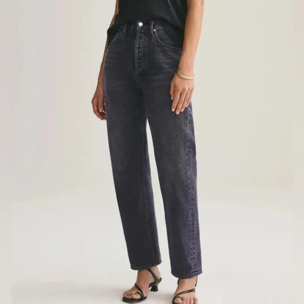 AGOLDE Midrise Loose 90's Jeans in Photogram Sz 25
